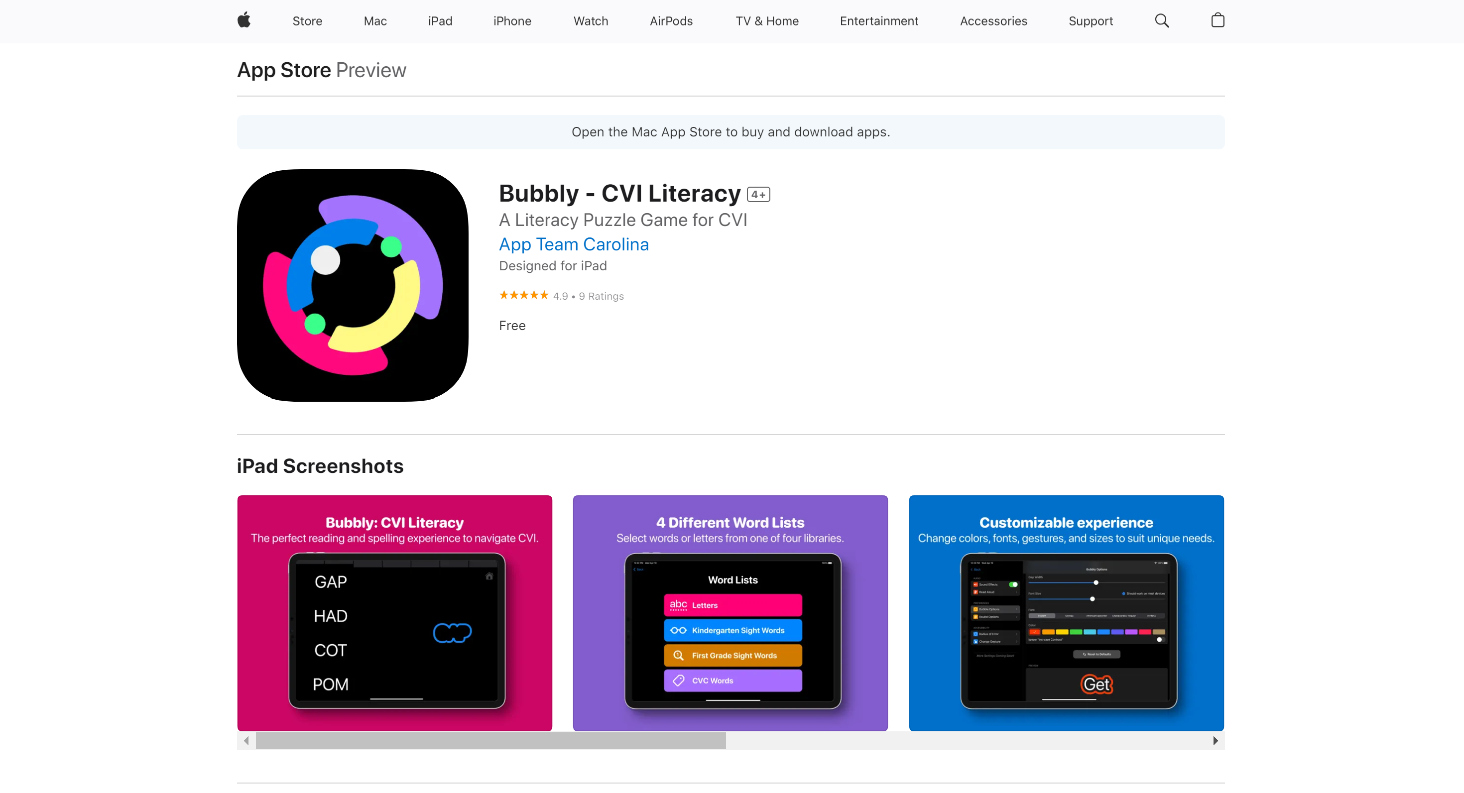 Bubbly on the App Store