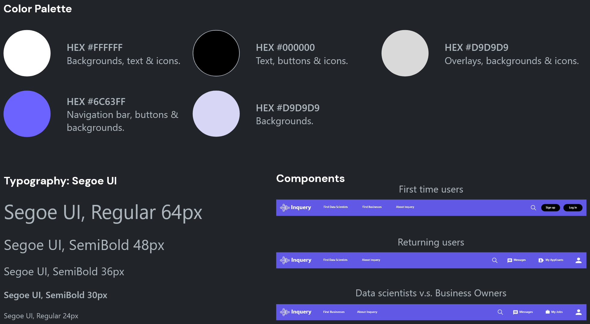 Inquery's design system